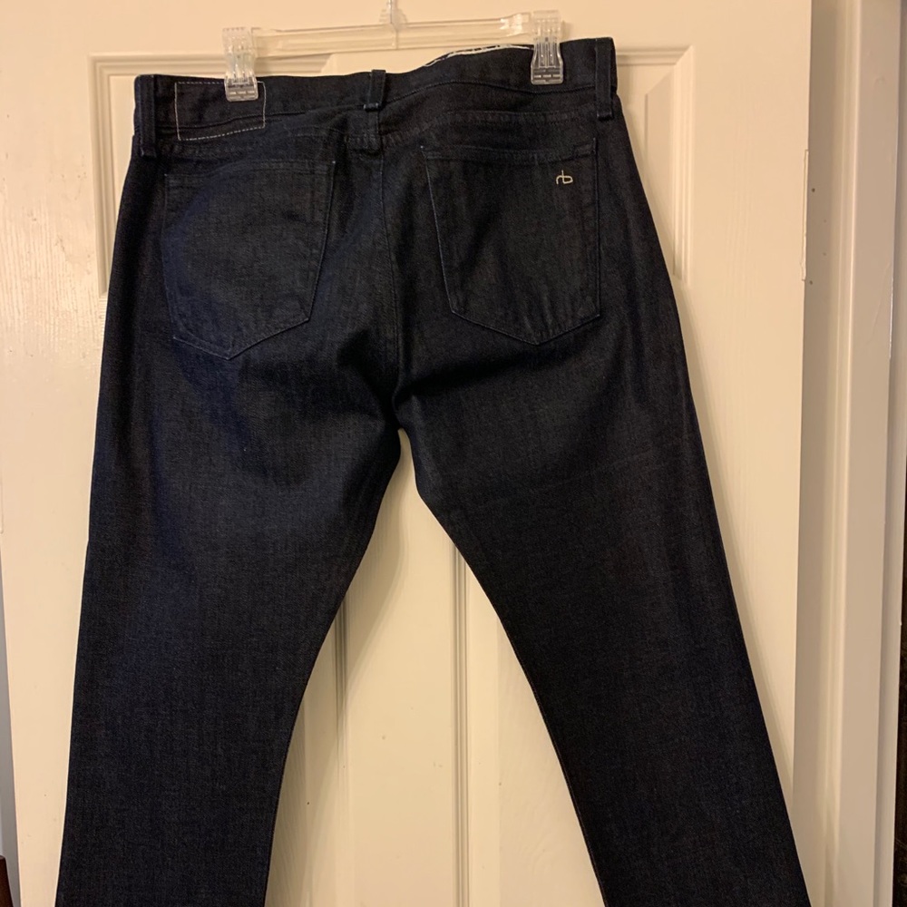 rag & bone Standard Issue Dark Blue Jeans